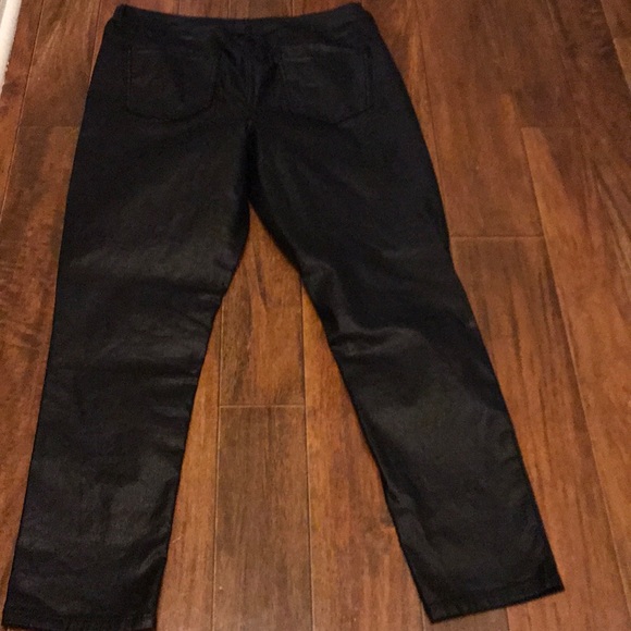 The Limited black shiny jeans - 18R - Picture 6 of 6